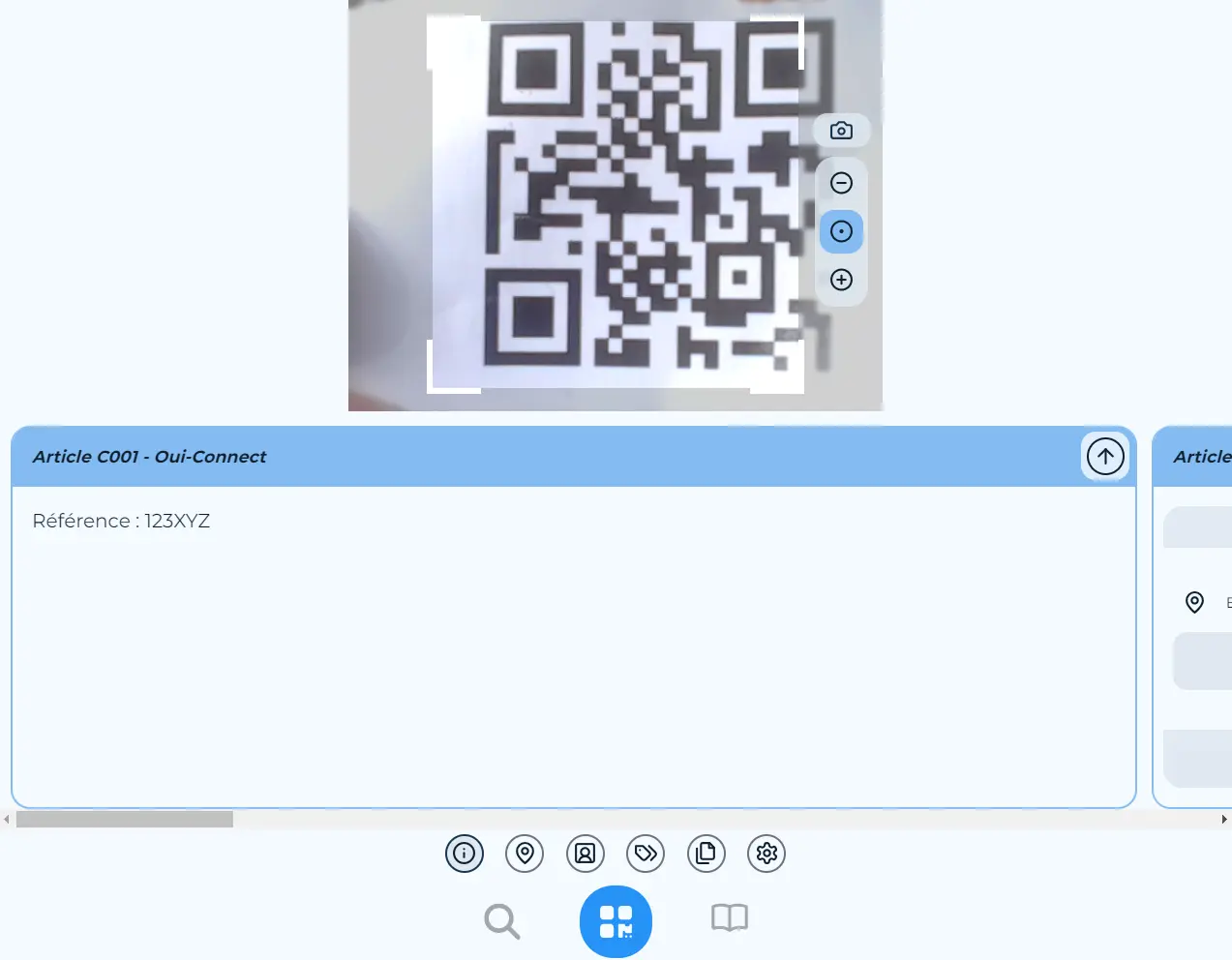 Application OUI-SCAN - Gestion de matériels mobile